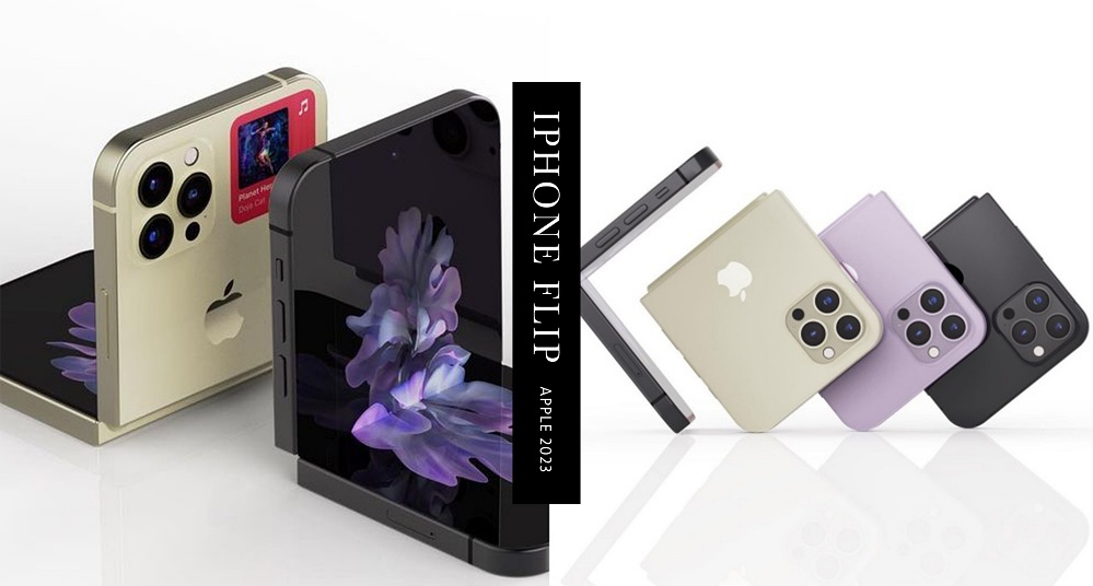 蘋果首款摺疊機「iPhone Flip」預告圖曝光，將有可能推出新色「霧面消光黑」！