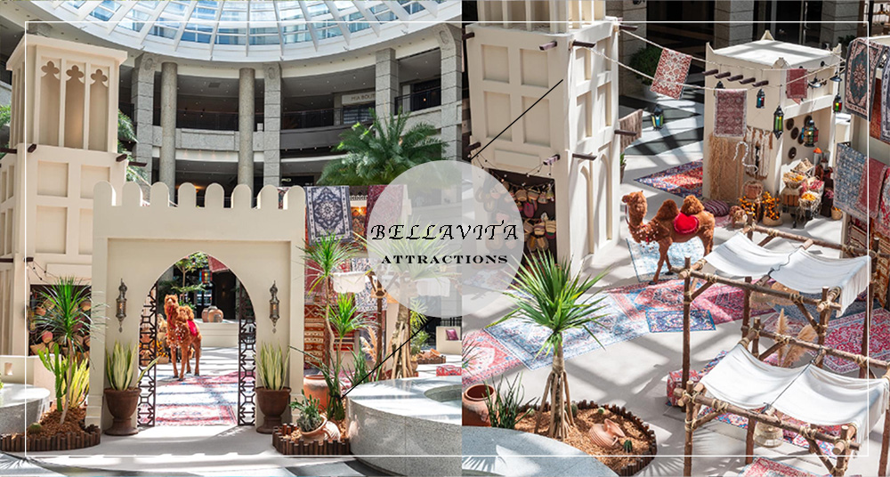 一秒來到阿拉丁神話！「BELLAVITA夢幻沙漠市集 」古城裡竟然還有駱駝！超好拍打卡點一次看！