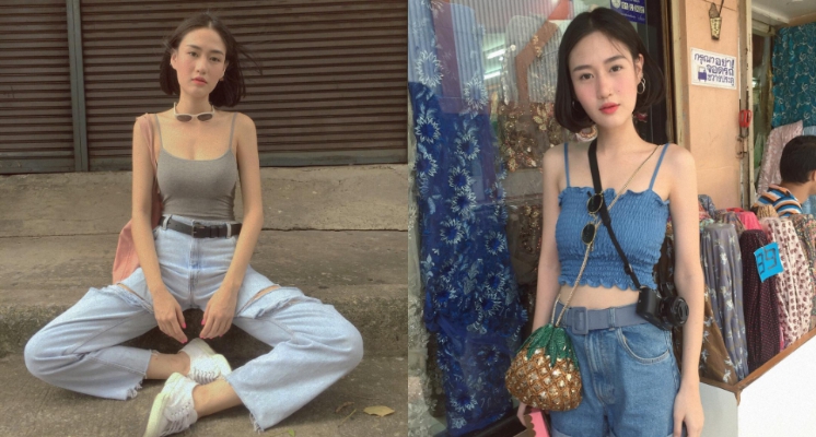 從頭到腳都驚艷！20 萬粉「泰版水原希子」擁有黃金小蠻腰， 5 個「重點單品」輕鬆駕馭個性街頭風
