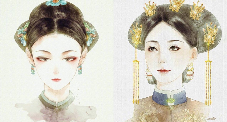 看到這樣的魏瓔珞想讓人不愛上都難？《延禧攻略》手繪插畫太美了啦～