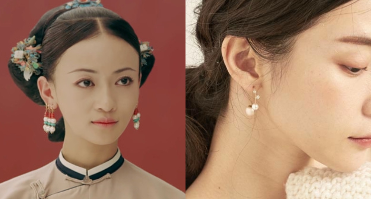 除了莫蘭迪色，想跟上《延禧宫略》風潮還要準備這個！「一耳三鉗」的古典中國風入門耳環