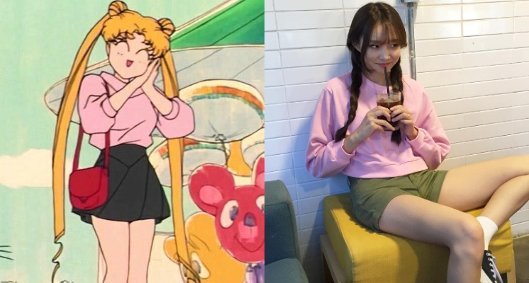 誰說月野兔的高腰裙過氣了？韓妞證明30年前漫畫《美少女戰士》的穿搭到現在還是超Fashion