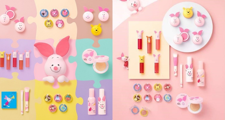 放火聯名再來一波！Etude House推出「小熊維尼彩妝」可愛到不行的單色眼影、腮紅， 迪士尼今年真的很過分啊！