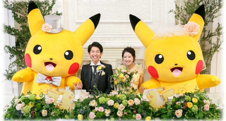讓皮卡丘來當你的證婚人！日本推出《皮卡丘主題婚禮》～讓每對「訓練師」都能留下浪漫回憶