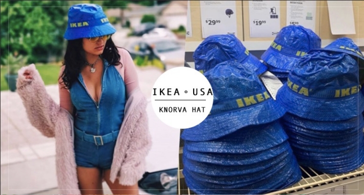 IKEA把經典購物袋變成漁夫帽了！美國IKEA推出限量漁夫帽Knorva，一上架就直接掃空！