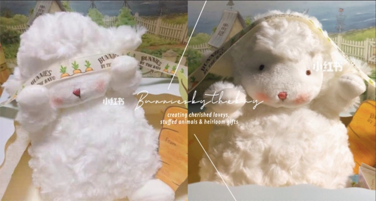 交換禮物選這個！美國品牌「Bunnies By The Bay」推出不掉毛的羊咩咩玩偶，抱起來軟綿綿的超療癒～