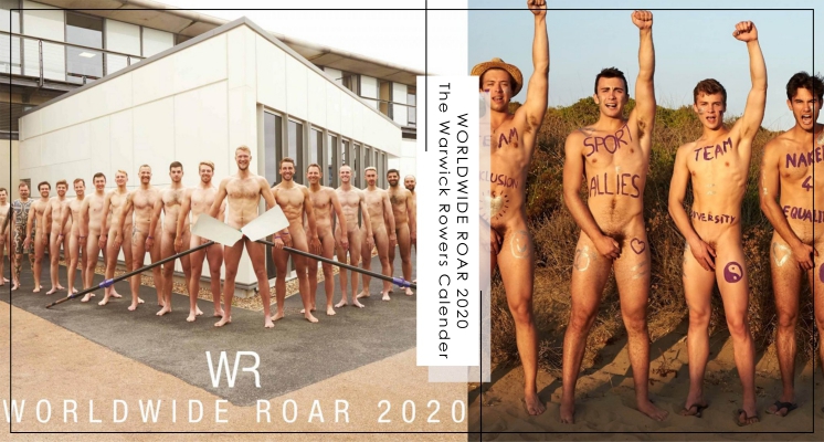準備噴鼻血！2020英國大學划船隊公益年曆，全裸上陣、結實胸肌的小鮮肉猛男實在太犯規啦！