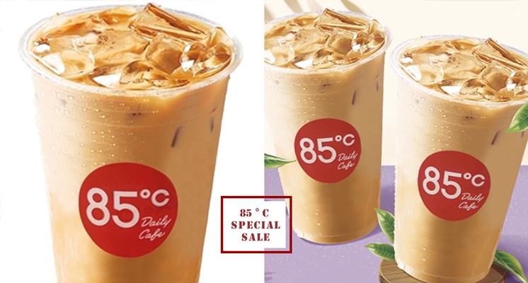 奶茶控先狂飲起來！85度C連假限時二天推「冰鮮奶茶」、「冰英式奶茶」，第2杯只要20元！