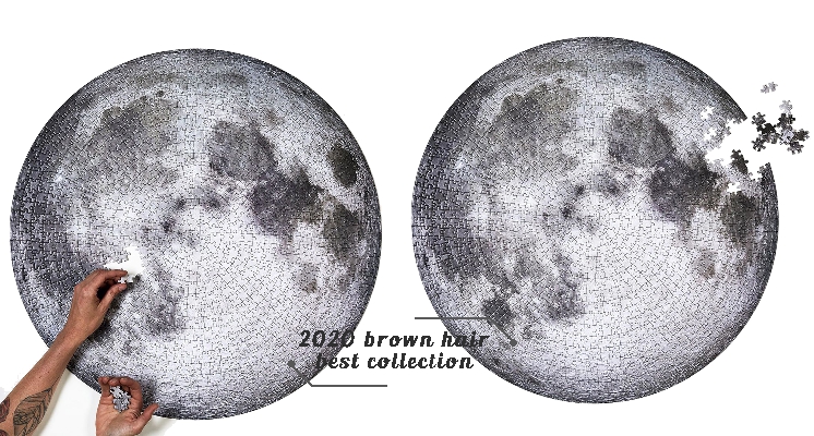 自己的月球自己拼！NASA灰色系1000片「月球拼圖」，連隕石坑都完美還原～