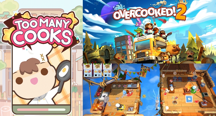 友誼的小船說翻就翻！手遊版《Overcooked》6人合作烹飪遊戲，快揪你的豬隊友上線啦～
