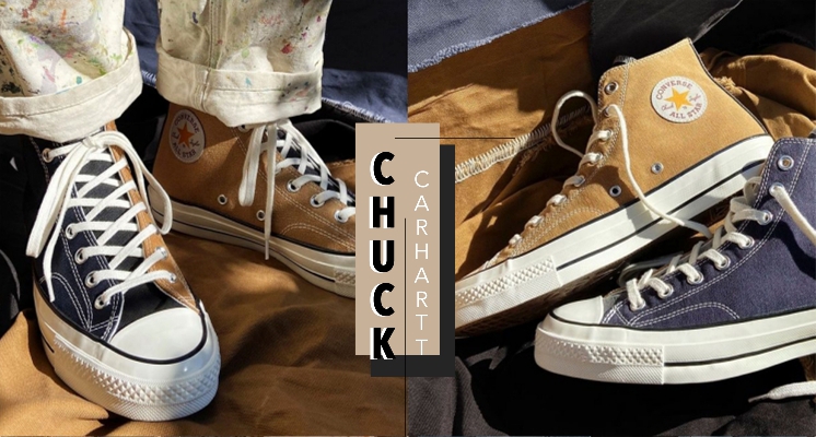 穿出你的潮流時尚！ Converse X Carhartt 全新拼接款Chuck70帥氣又復古，潮流控必收！