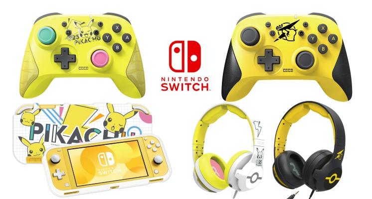 Switch x HORI「皮卡丘」系列周邊登場！精靈球、閃電圖案燃爆少女心，快幫你的Switch換新衣～