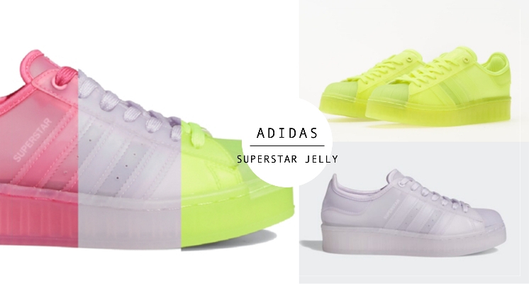 就是要繽紛一夏！Adidas全新限定「Superstar果凍鞋」，半透明的果凍配色太可愛♡快跟閨蜜一人一雙～