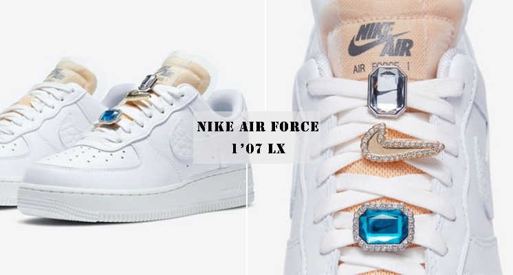 閃閃惹人愛♡NIKE「寶石小白鞋」華麗登場～超浮誇又夢幻的絢麗寶石讓你一秒變身小公主！