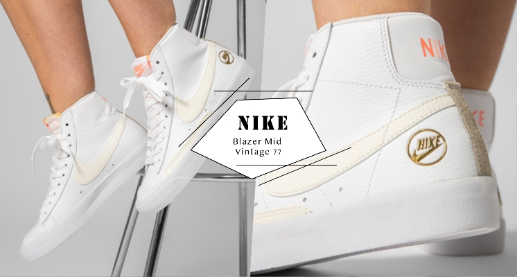 萬搭白鞋又來了！NIKE Vintage 77 粉嫩小白鞋讓女孩再度戀愛♡復古可愛的質感已經太加分～