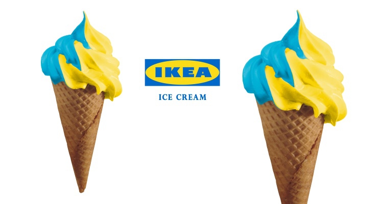 IKEA桃園店限定「雙色霜淇淋」明天開賣！天空藍+琥珀黃夢幻爆棚♡一支只要20元～