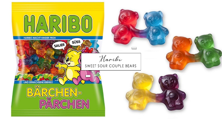 台灣也買得到！HARIBO推出「情侶小熊軟糖」，黏在一起的模樣實在好療癒啊 ♡