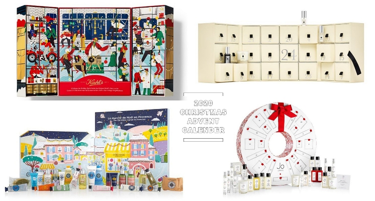 2020聖誕倒數月曆搶先看！Jo Malone、Kiehl’s、YSL一年比一年還豐富，所有願望一次滿足