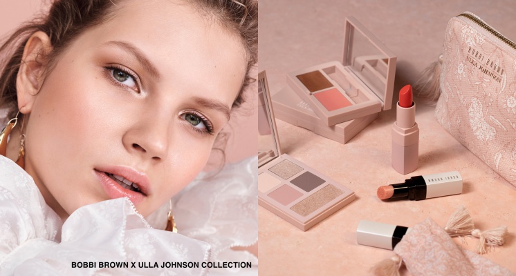 超、級、仙！穿上蕾絲的BB太優雅了！BOBBI BROWN X ULLA JOHSON聯名推出粉色限量彩妝系列！
